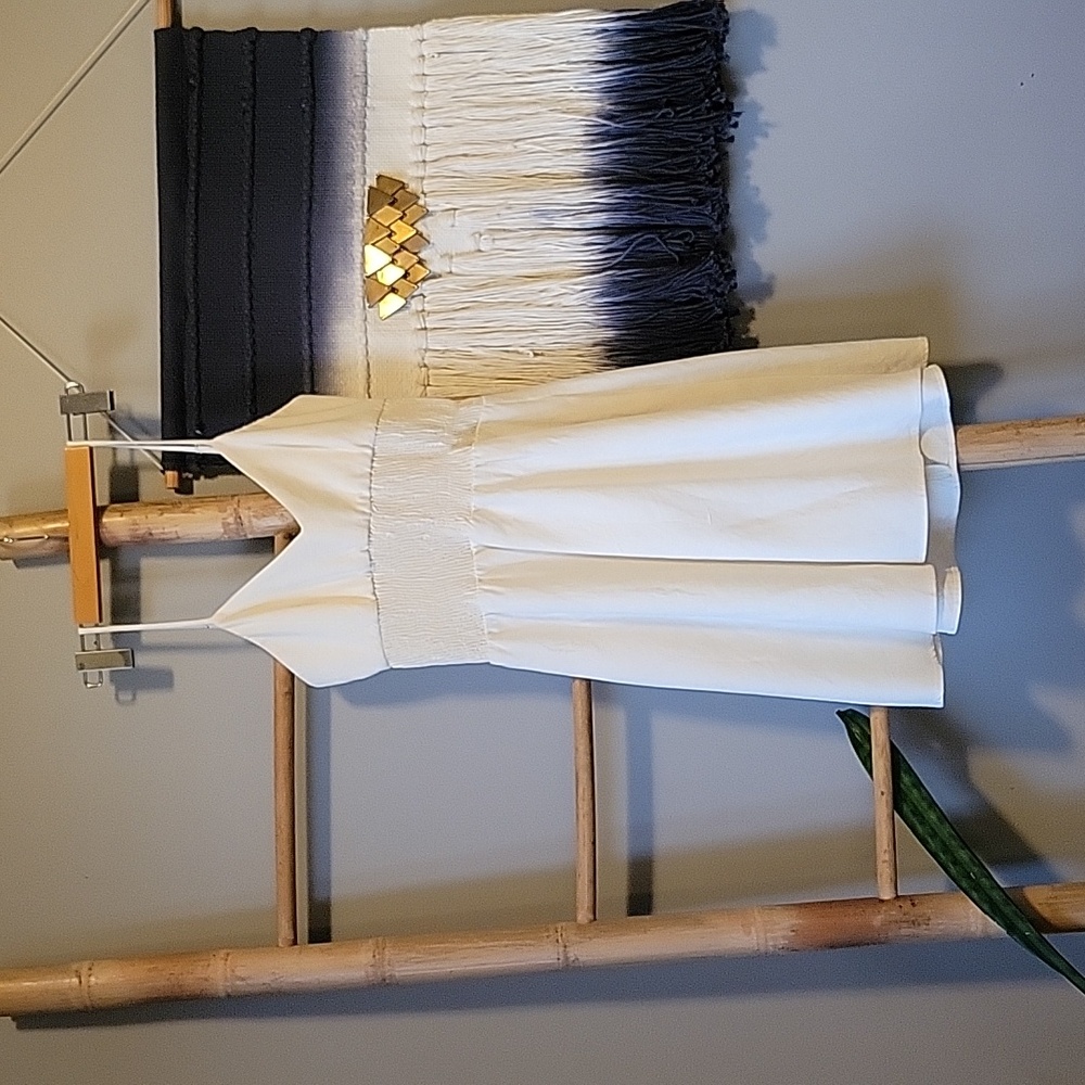 Zara Ivory Linen Dress